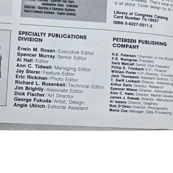 Petersens Basic Auto Repair Manual 8th Revised Updated Edition Mechanic 1970s - Picture 3 of 16